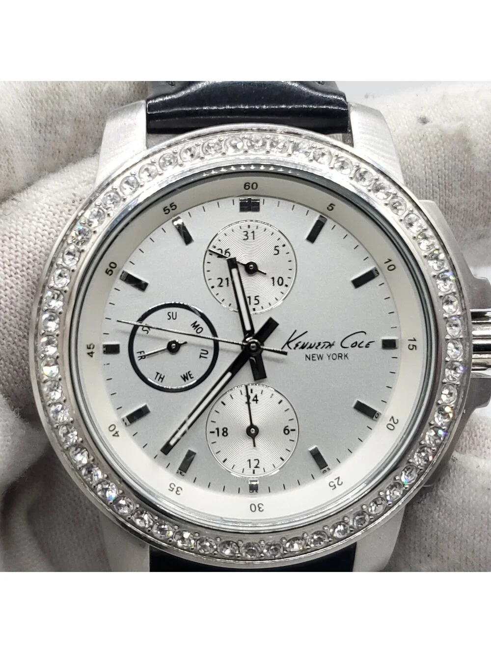 Kenneth Cole Watch 39mm New Battery KC6069 Multifunction